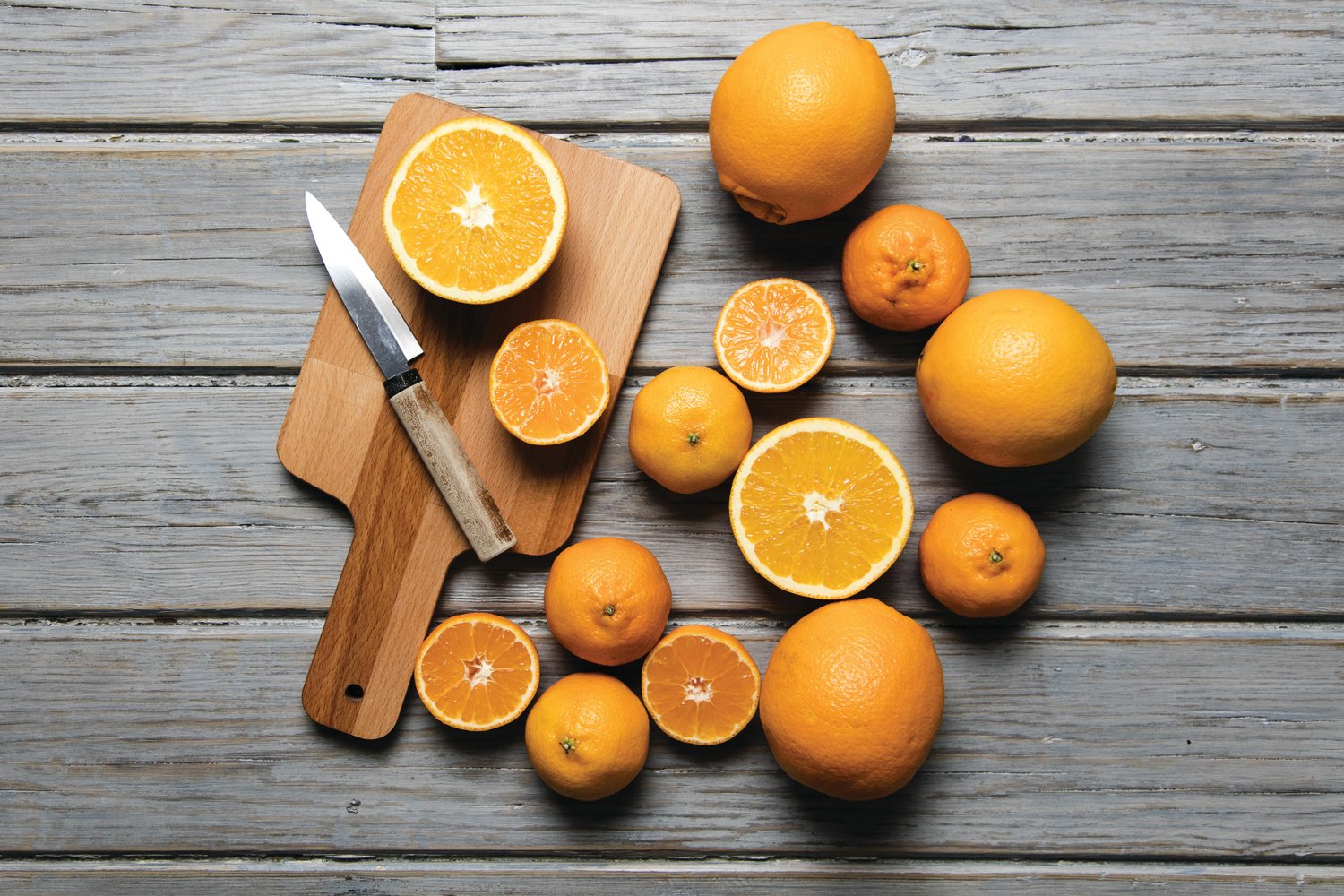 Oranges — with a bit of carrots tossed in — offer a wonderful contrast in your winter salads.